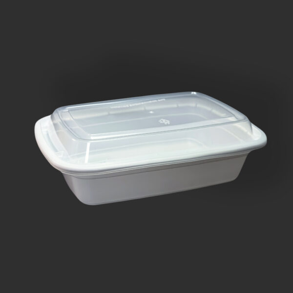 White Takeout container