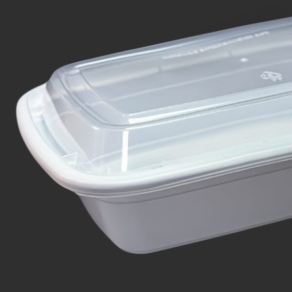 White Takeout container