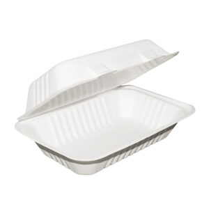 9x6 Clamshell - Sugarcane/bagasse